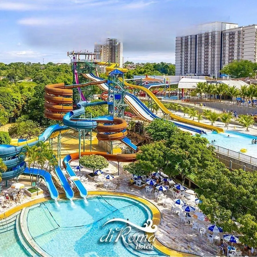 Imperio Romano Com Um 1Dia No Acqua Park, Splash E Slide Caldas Novas Apartment