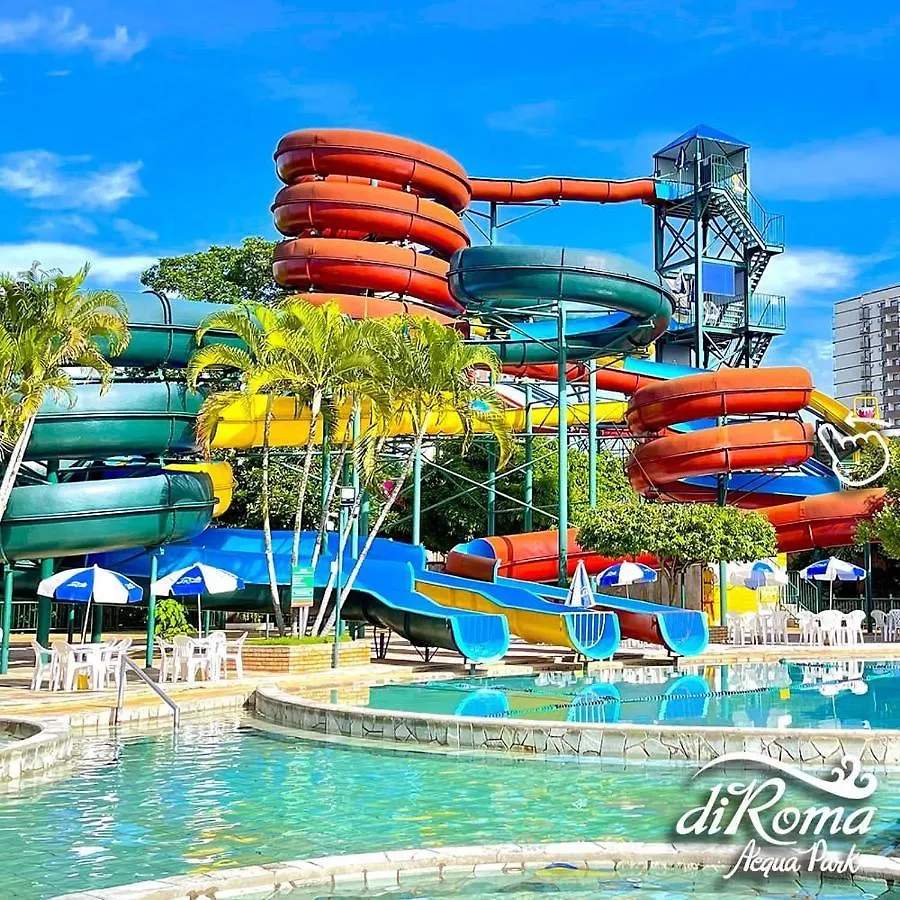Apartment Imperio Romano Com Um 1Dia No Acqua Park, Splash E Slide Caldas Novas